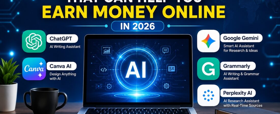 Top 5 AI Tools That Can Help You Earn Money Online in 2026