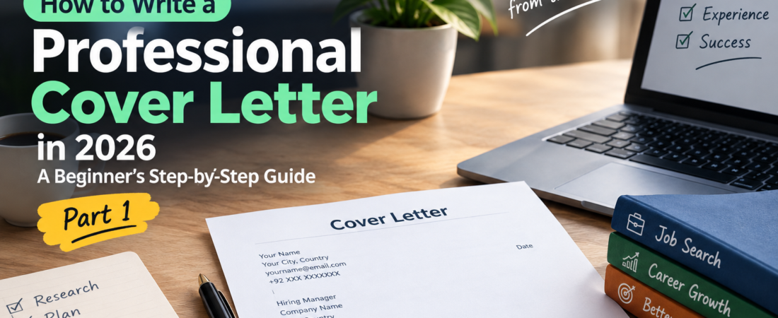 How to Write a Professional Cover Letter in 2026: A Beginner’s Step-by-Step Guide (Part 1)